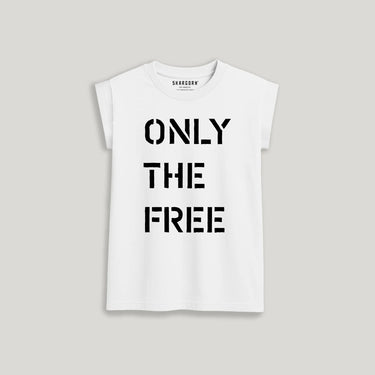 TEE 404 Only The Free . White