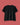Black t-shirt on a red background